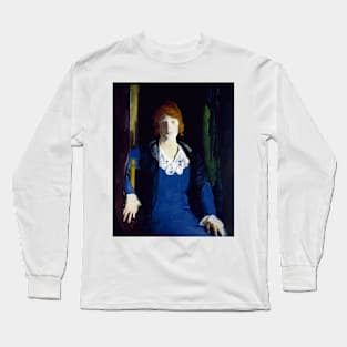 Portrait of Florence Pierce by George Bellows Long Sleeve T-Shirt